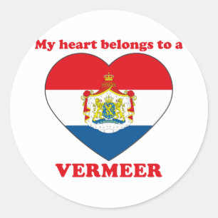 Vermeer Runder Aufkleber