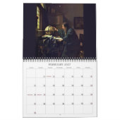 Vermeer schöne Kunst Kalender (Feb 2027)