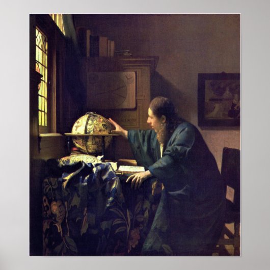 Vermeer - The Astronomer 1668 (HQ) Poster (Vorne)