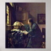 Vermeer - The Astronomer 1668 (READ BESCHREIBUNG!) Poster (Vorne)