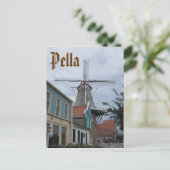 Vermeer Windmill, Historisches Dorf, Pella, Iowa Postkarte (Stehend Vorderseite)