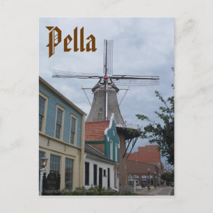 Vermeer Windmühle, Historisches Dorf, Pella, Iowa Postkarte