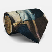 Vermeers Frau im Blau einen Brief ca.1665 lesend Krawatte (Gerollt)