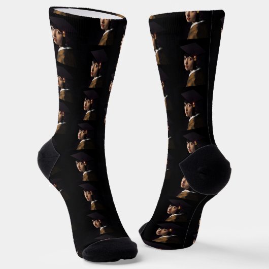 Vermeer's Girl Abschluss Socken (Gewinkelt)