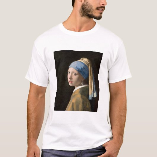 Vermeer's Girl mit Perlenohrring T-Shirt (Vorderseite)
