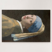 Vermeer's Icon: Mädchen mit Perlenohrring Puzzle (Horizontal)