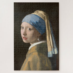 Vermeers Ikone: Mädchen mit dem Perlenohrring Puzzle