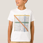 Vermehrung/Zeit-Tabelle T-Shirt (Vorderseite)