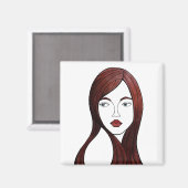 vermeide ich schaut von magnet (Vorderseite/Rückseite)