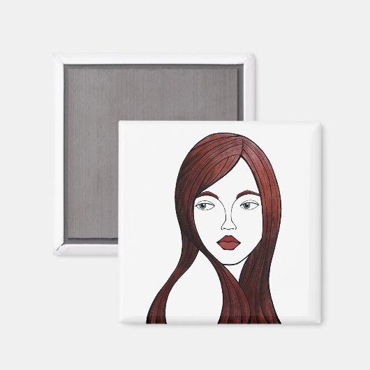 vermeide ich schaut von magnet (Vorderseite/Rückseite)