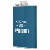 Vermeiden Sie Chancen. Flachmann (Links)