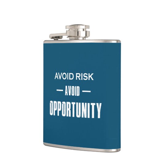 Vermeiden Sie Chancen. Flachmann (Links)