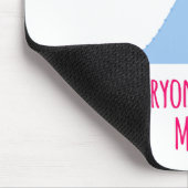 Vermeiden Sie die Spitze des Mousepad (Ecke)