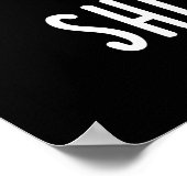 Vermeiden Sie immer schlechte Shit-tuations Funny Poster (Ecke)