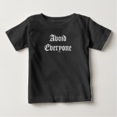 Vermeiden Sie jeden lustigen Introvertierten Baby T-shirt (Vorderseite)