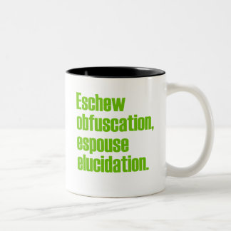Vermeiden Sie Verwirrungs-Kaffee-Tassen Zweifarbige Tasse