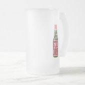 Vermeiden von Hangovers Betrunken Bleibe Mattglas Bierglas (VorderseiteRechts)