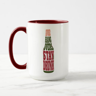 Vermeiden von Hangovers Betrunken Bleibe Tasse