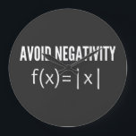 Vermeidung der Gleichung der Negativitätsmathemati Große Wanduhr<br><div class="desc">Vermeidung der Negativitätsmathematikgleichung,  Vermeidung von Negativität,  Mathematik-Gleichung,  Mathematik-Student,  Mathematiklehrer,  Mathematiker,  Mathematiker,  Mathematikjob,  Mathematikgenie,  Mathematikerlaufbahn,  Rechenmaschine,  Mathematiker,  Mathematik-Geek,  Mathematik-Nerd,  Mathematik-Quiz,  Mathematik-Geeks,  Gleichung,  Mathematiker,  Zahlen,  Zahlen,  Zahlen,  Fakultät,  Zahlen,  Fakultät,  Fakultät,  Fakultät,  Gleichungen,  Mathematik Club,  Idee</div>