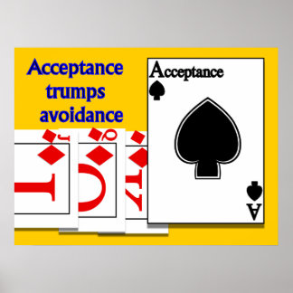 Vermeidung von AkzeptanzTrumps Poster