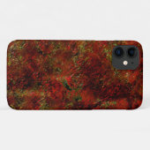 Vermelho forte esfolado sobre o cinza áspero Case-Mate iPhone hülle (Rückseite (Horizontal))