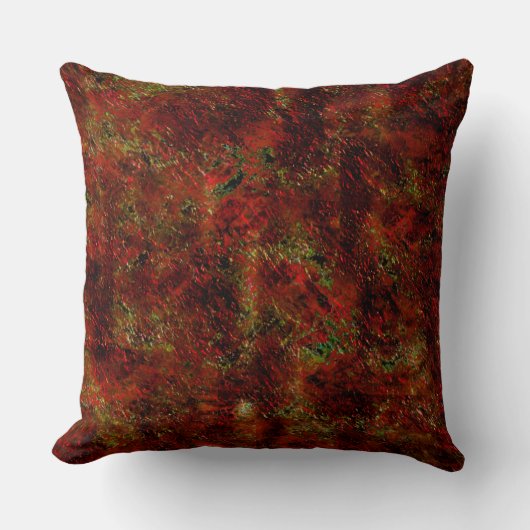 Vermelho forte esfolado sobre o cinza áspero kissen (Vorderseite)