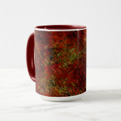 Vermelho forte esfolado sobre o cinza áspero tasse (Vorderseite Links)