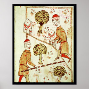 Vermessen und Abgrenzung des Landes Poster