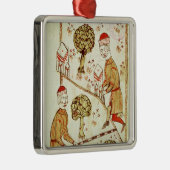 Vermessen und Abgrenzung des Landes Silbernes Ornament (Rechts)