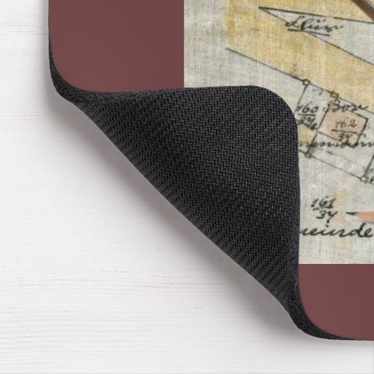 Vermessen - Vintag Mousepad (Ecke)