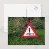 Vermessung Postkarte (Vorne/Hinten)