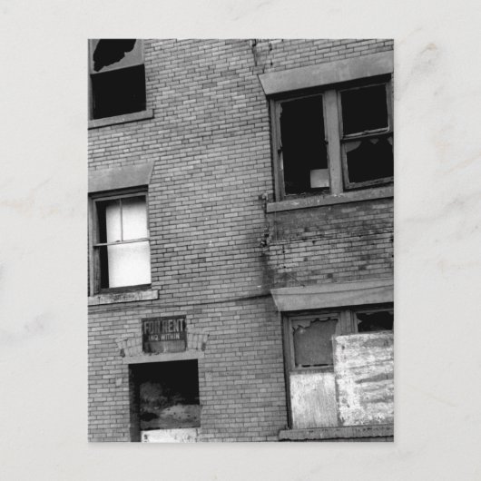 Vermietete Wohnung Postkarte (Vorderseite)