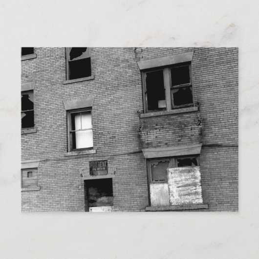 Vermietete Wohnung Postkarte (Vorderseite)