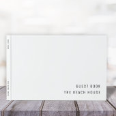 Vermietung von Ferien | MINIMALISTISCH Gästebuch
