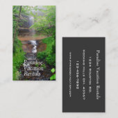 Vermietung von Ferien Visitenkarte (Vorne/Hinten)