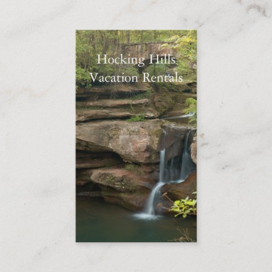 Vermietung von Ferien Visitenkarte (Vorderseite)