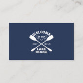 Vermietung von Ferienhäusern Visitenkarte (Rückseite)