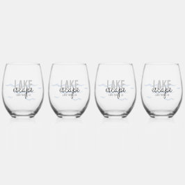 Vermietung von Ferienhäusern - Weinglas Ohne Stiel