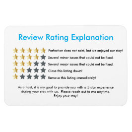 Vermietung von fünf Sternen Magnet