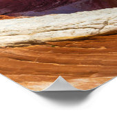 Vermilion Cliff Rock Formationen Poster (Ecke)