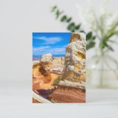 Vermilion Cliff Rock Formationen Postkarte (Stehend Vorderseite)