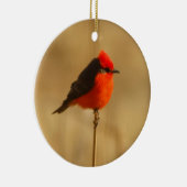 Vermilion Flycatcher Keramik Ornament (Rechts)