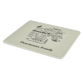 Vermilion Gemeinde Louisiana setzt Schneidebrett (Ecke)