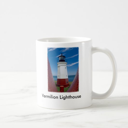 Vermilion Leuchtturm-Tasse Kaffeetasse (Rechts)