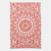 Vermilion Mandala Pattern Geschirrtuch (Vertikal)