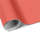 Vermilion Matte Wrapping Paper Geschenkpapier (Rolleneckpunkt)