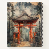 Vermilion Mountain Gate Tuschwaschung Notizblock (Rückseite)