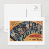Vermilion, Ohio - Große Buchstabenszenen Postkarte (Vorne/Hinten)