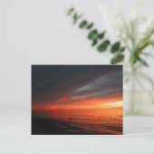 Vermilion Sunset 062907 Postkarte (Stehend Vorderseite)