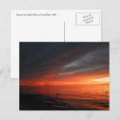 Vermilion Sunset 062907 Postkarte (Vorne/Hinten)